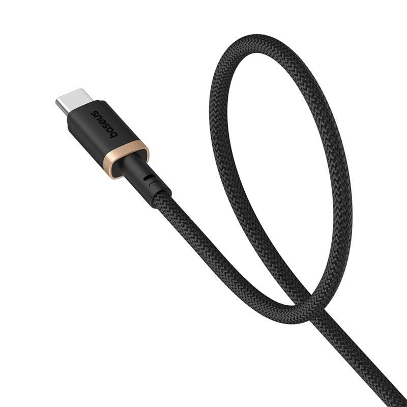 Rychlonabíjecí kabel Baseus Dura USB/USB-C 2m 60W černo zlatý