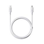 Rychlonabíjecí kabel Baseus Silky USB-C/Lightning 1m 20W bílý