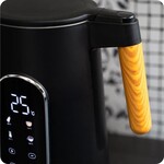 Rýchlovarná kanvica Huslog 1,7 l, nerezová, čierna