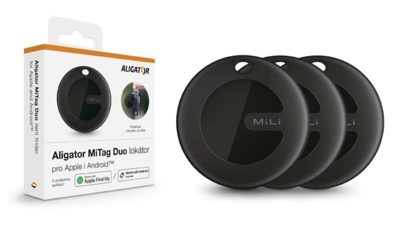 Sada 3 ks Aligator MiTag Duo - lokátor pro Apple a Android