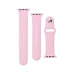 Sada silikónových remienkov FIXED Silikónový remienok pre Apple Watch 38/40/41 mm, svetloružový