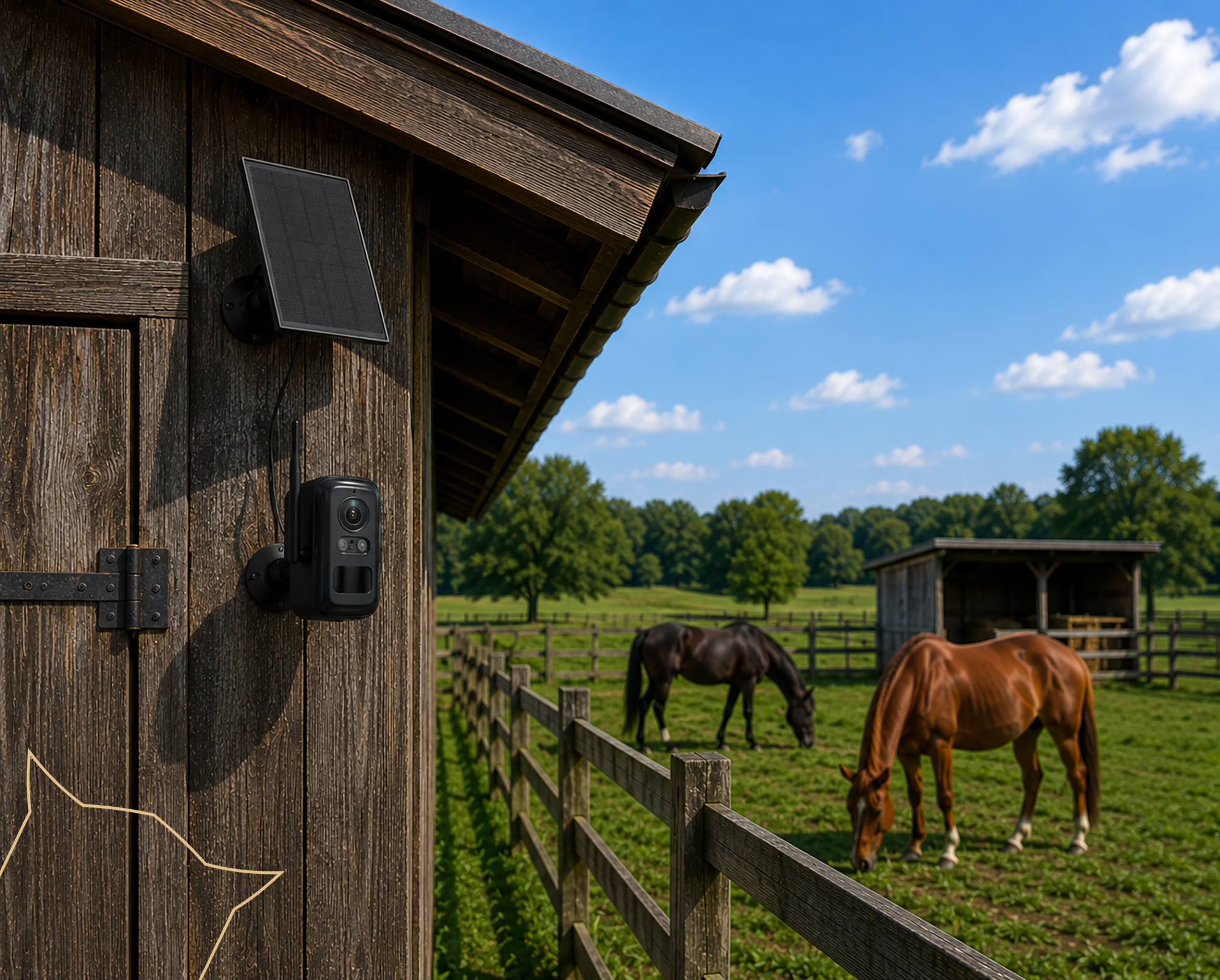 Sada solárnych kamier Viking HUB S02