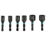 Sada torzných bitov MAKITA 1/4" IMPACT BLACK 6ks v plastovej škatuli