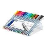 Sada vložiek STAEDTLER "Triplus 334 Box", 20 farieb, 0,3 mm