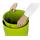 Samozavlažovací květináč G21 Diamant zelený 57 cm