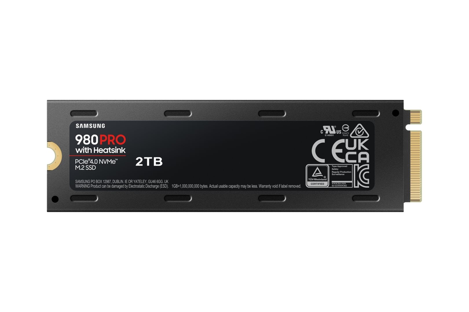 Samsung 980 PRO 2TB NVMe Heatsink