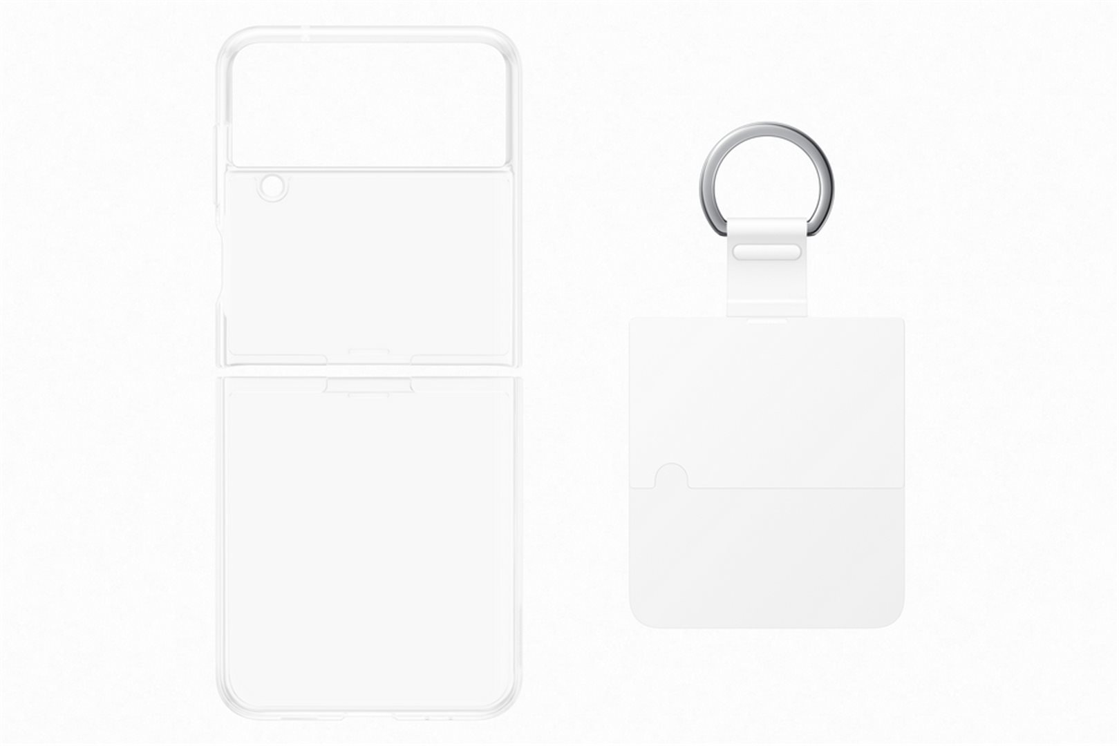 Samsung EF-OF721C transparentní s Ring Flip