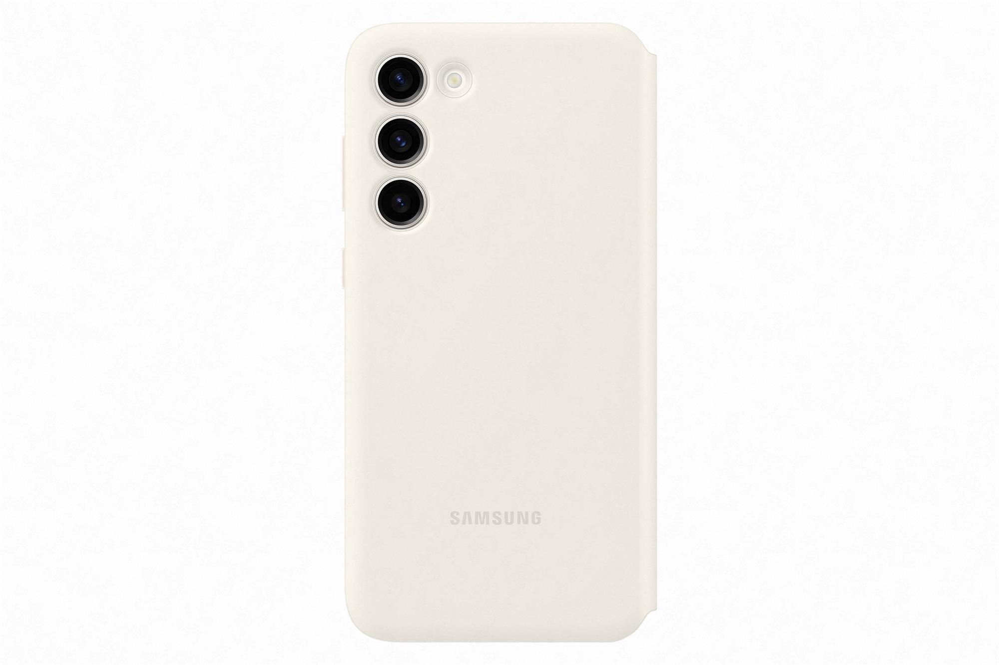 Samsung Flipové puzdro Smart View pre Samsung Galaxy S23+ Cream