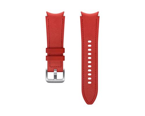 Samsung Hybridní kožený řemínek (20 mm,S/M) Red