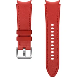 Samsung Hybridní kožený řemínek (20 mm,S/M) Red