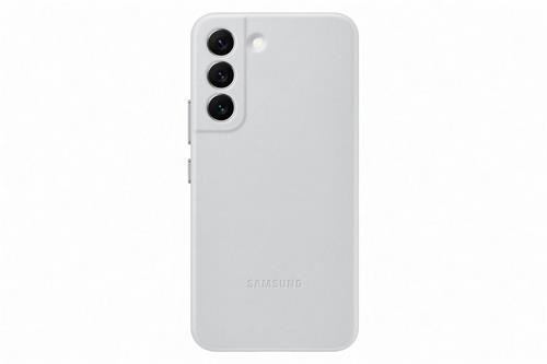 Samsung kožený zadní kryt EF-VS901L pro Galaxy S22 šedý