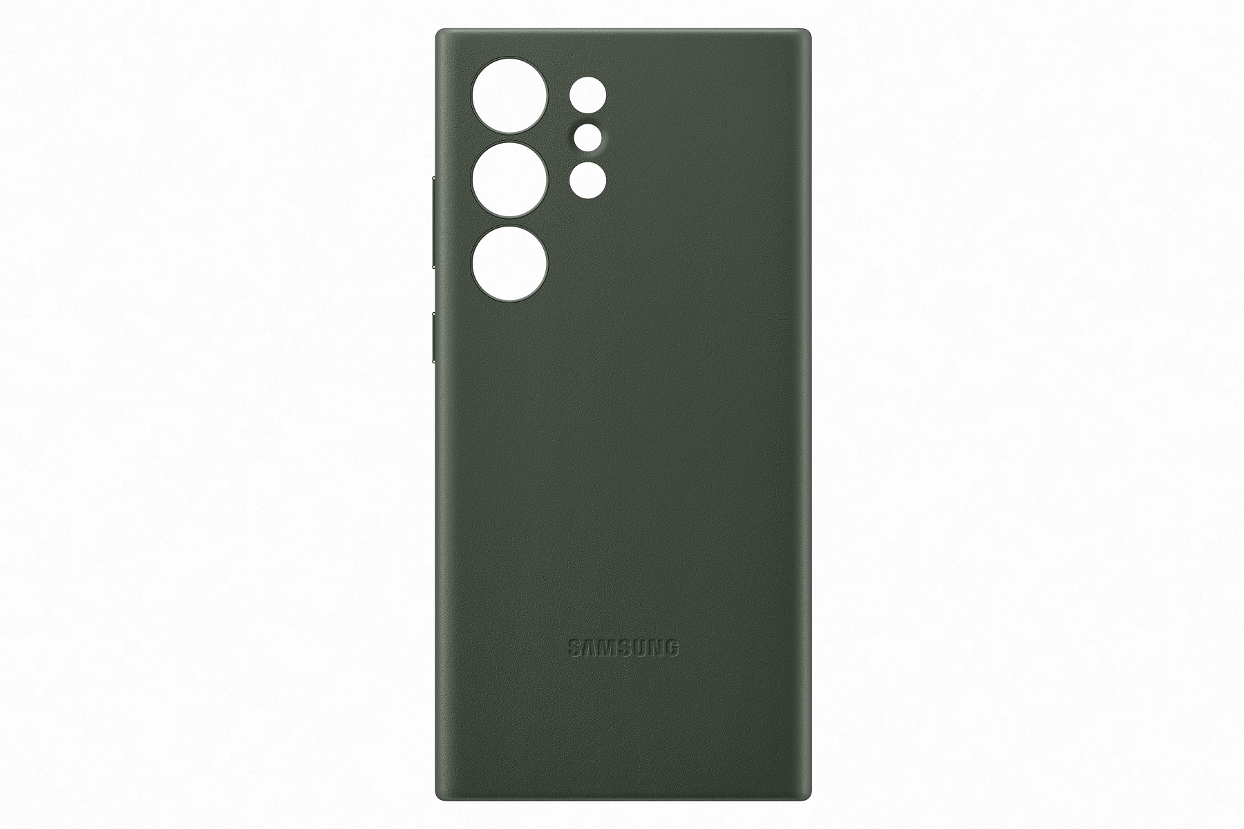 Samsung Kožený zadní kryt pro Samsung Galaxy S23 Ultra Green