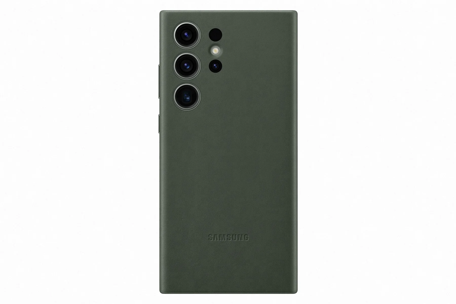 Samsung Kožený zadní kryt pro Samsung Galaxy S23 Ultra Green