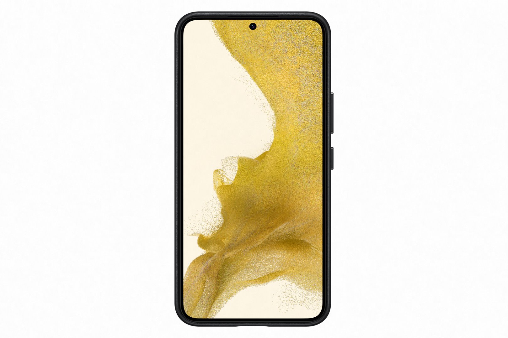 Samsung kožený zadný kryt EF-VS901L pre Galaxy S22 čierny