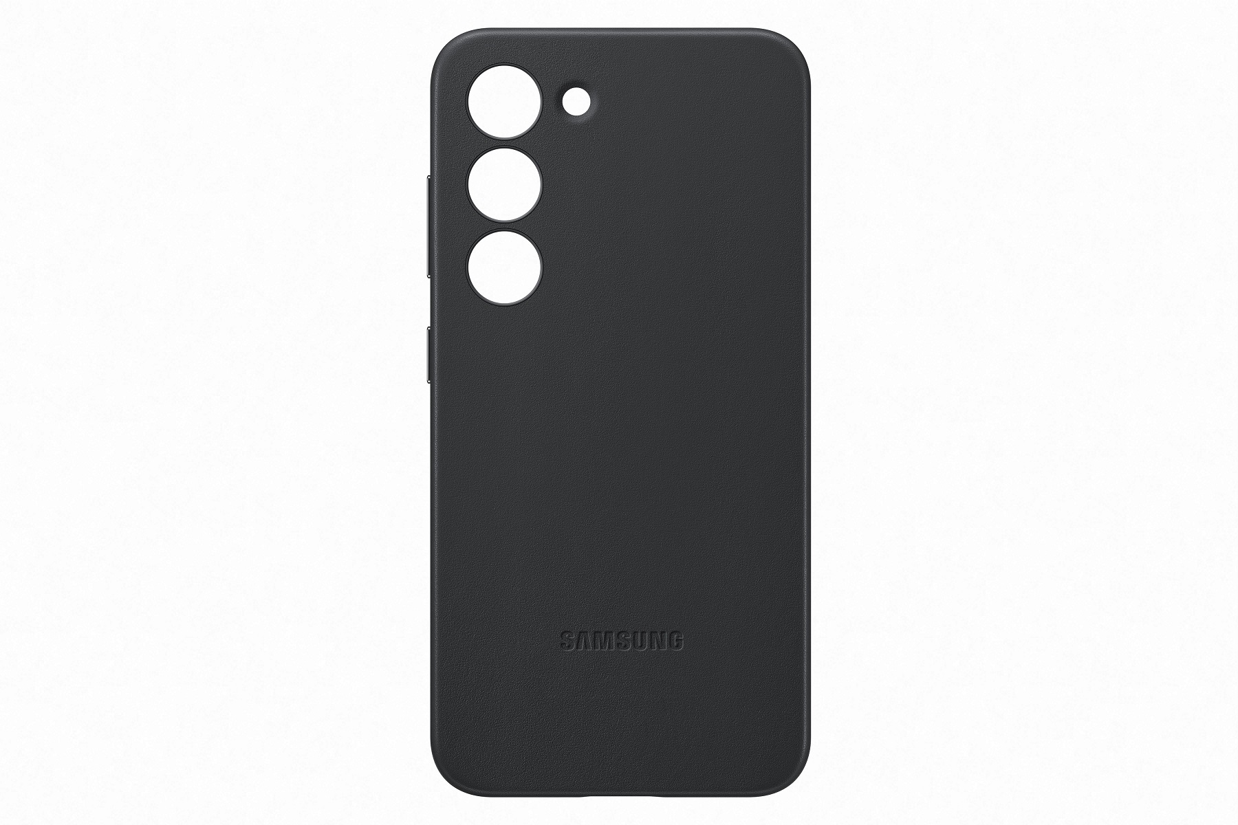 Samsung Kožený zadný kryt pre Samsung Galaxy S23+ Black