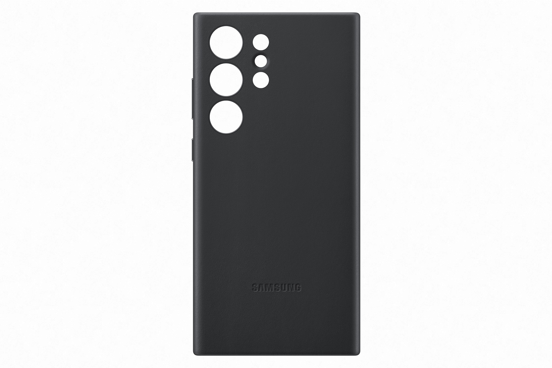 Samsung Kožený zadný kryt pre Samsung Galaxy S23 Ultra Black