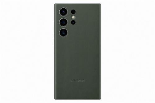 Samsung Kožený zadný kryt pre Samsung Galaxy S23 Ultra Green