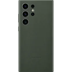 Samsung Kožený zadný kryt pre Samsung Galaxy S23 Ultra Green