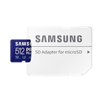 Samsung microSDXC 512GB PRO Plus + SD adaptér