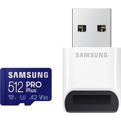 Samsung microSDXC 512GB PRO Plus + USB adaptér