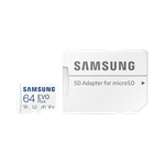 Samsung microSDXC 64GB EVO Plus + SD adaptér