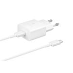 Samsung nabíječka EP-T1510X, USB-C, včetně kabelu, 15W bílá