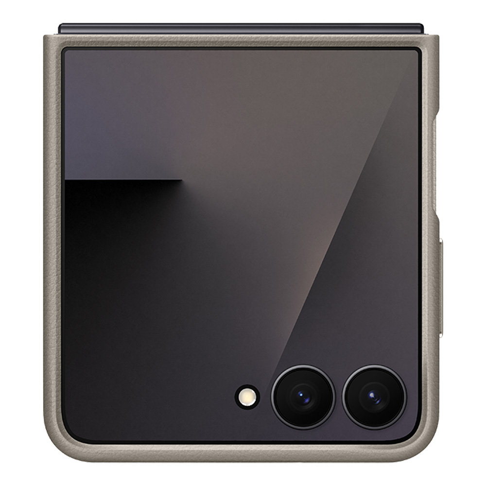 Samsung ochranný kryt z veganské kůže pro Flip7 Taupe