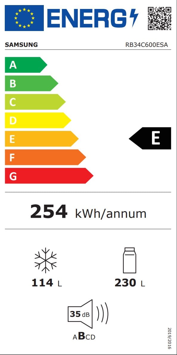 SAMSUNG RB34C600ESA/EF