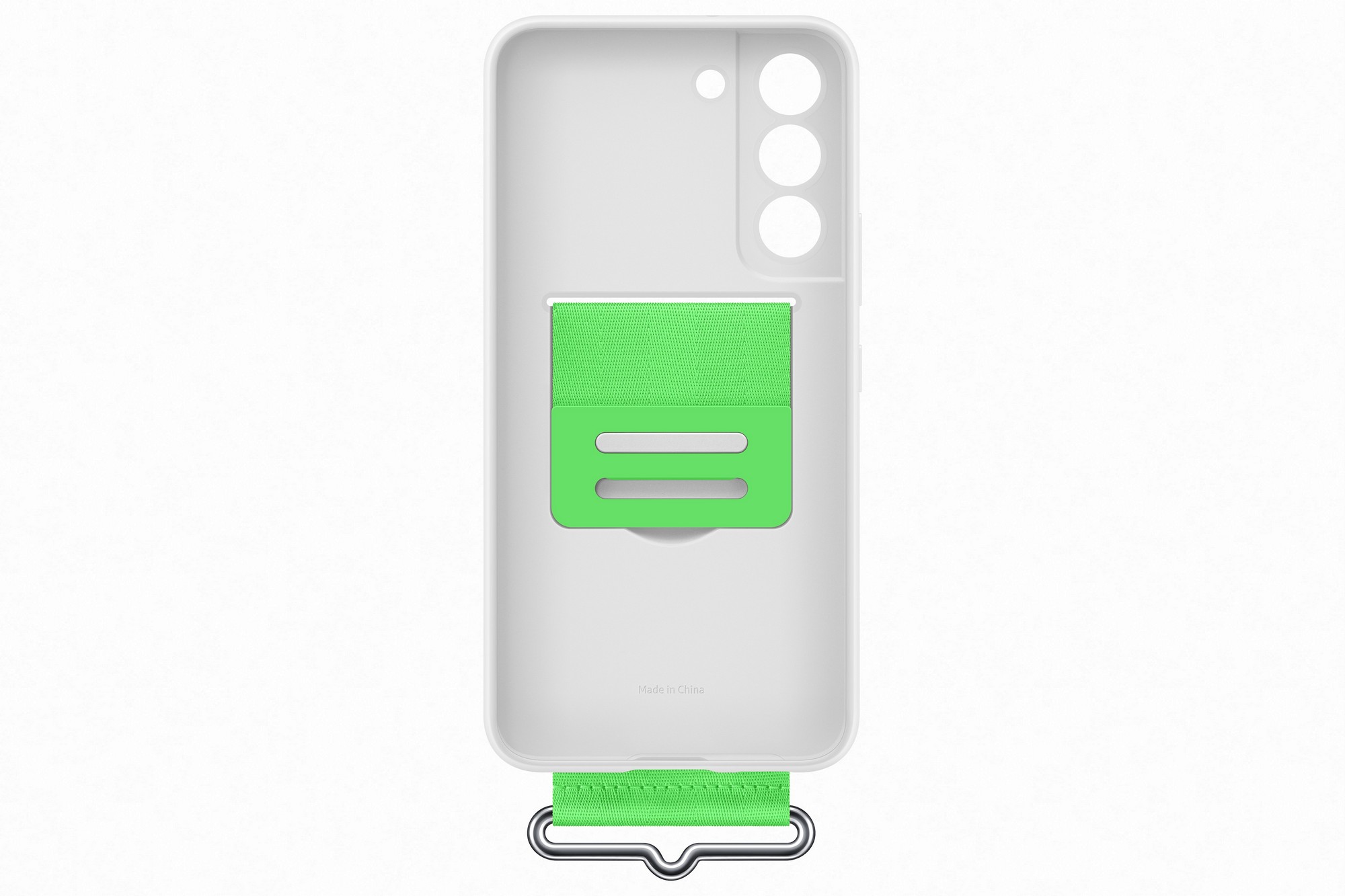 Samsung Silikonový kryt s poutkem pro Samsung Galaxy S22+ bílý