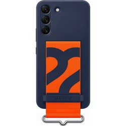 Samsung Silikonový kryt s poutkem pro Samsung Galaxy S22 modrý
