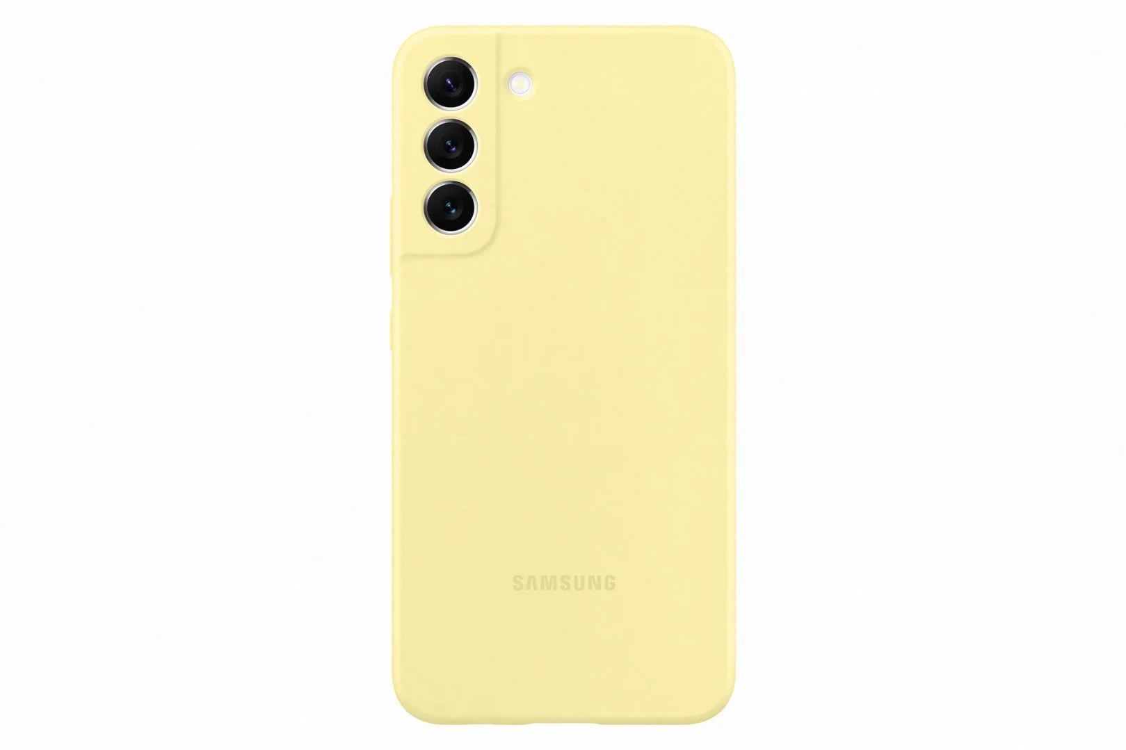 Samsung silikonový zadní kryt EF-PS906T pro Galaxy S22+ žlutý