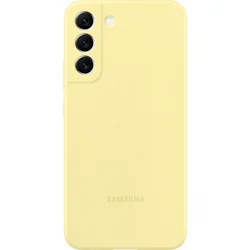 Samsung silikonový zadní kryt EF-PS906T pro Galaxy S22+ žlutý
