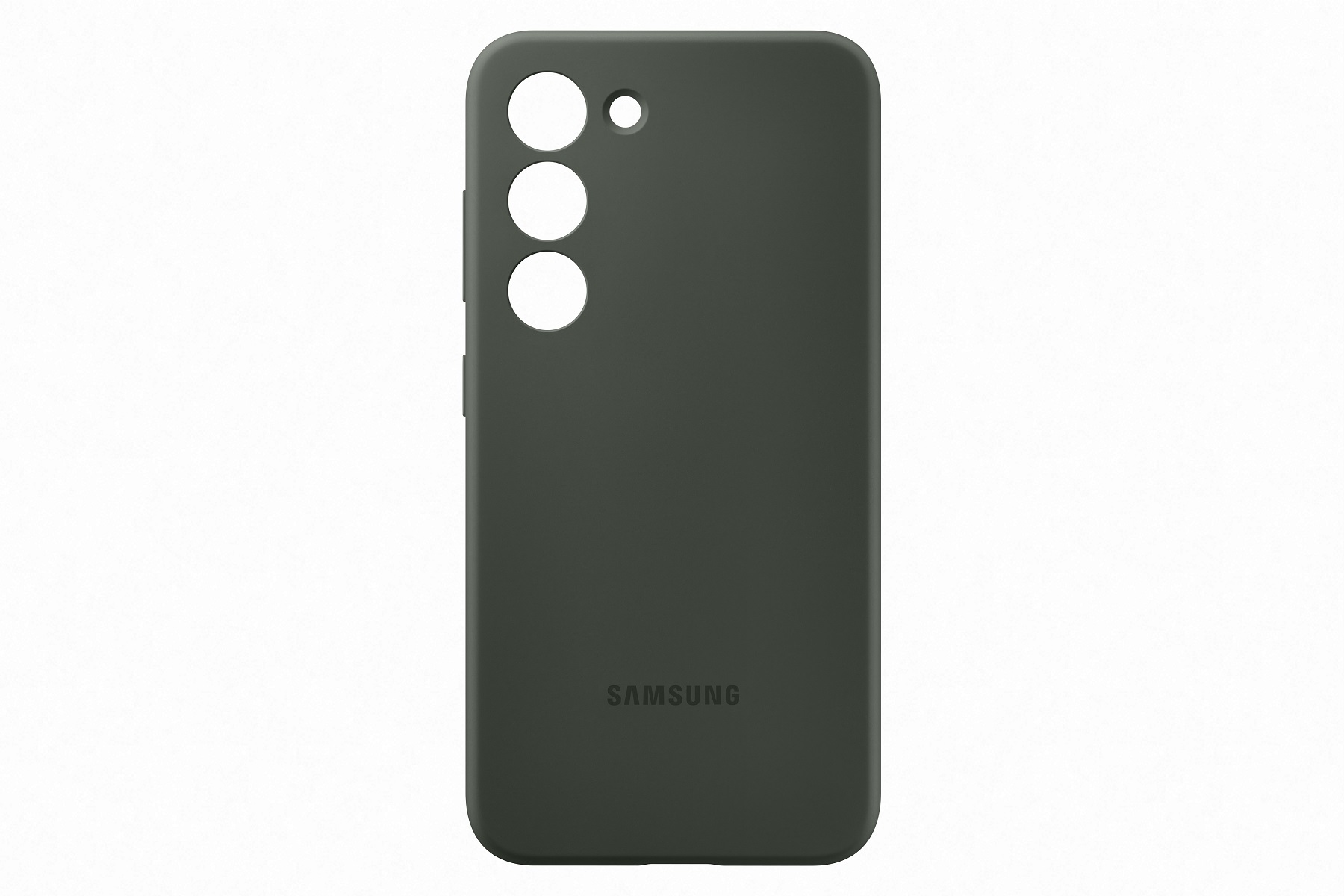 Samsung Silikonový zadní kryt pro Samsung Galaxy S23 Khaki