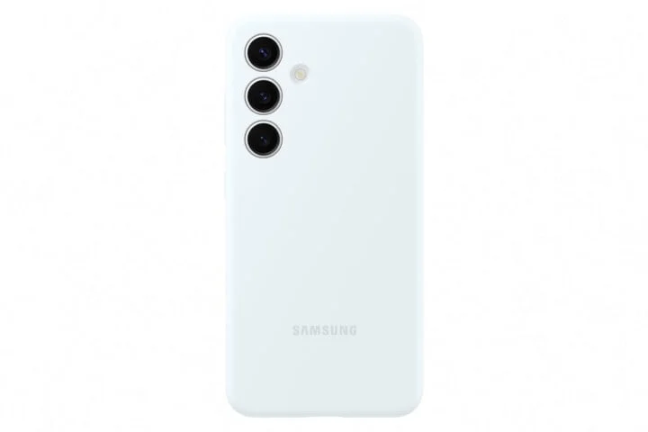 Samsung silikonový zadní kryt pro Samsung Galaxy S24 bílý