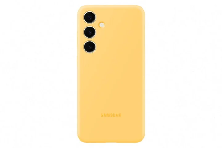 Samsung silikonový zadní kryt pro Samsung Galaxy S24+ žlutý