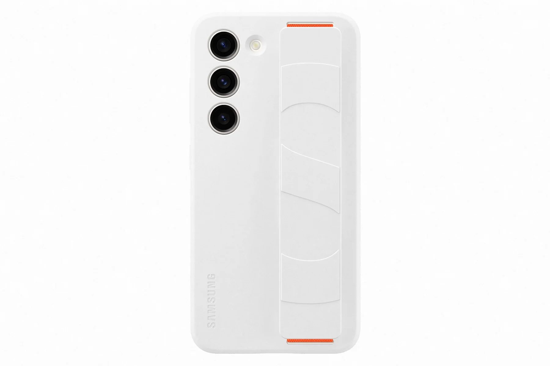 Samsung Silikonový zadní kryt s poutkem pro Samsung Galaxy S23 White