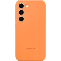 Samsung Silikónový zadný kryt pre Samsung Galaxy S23+ Orange