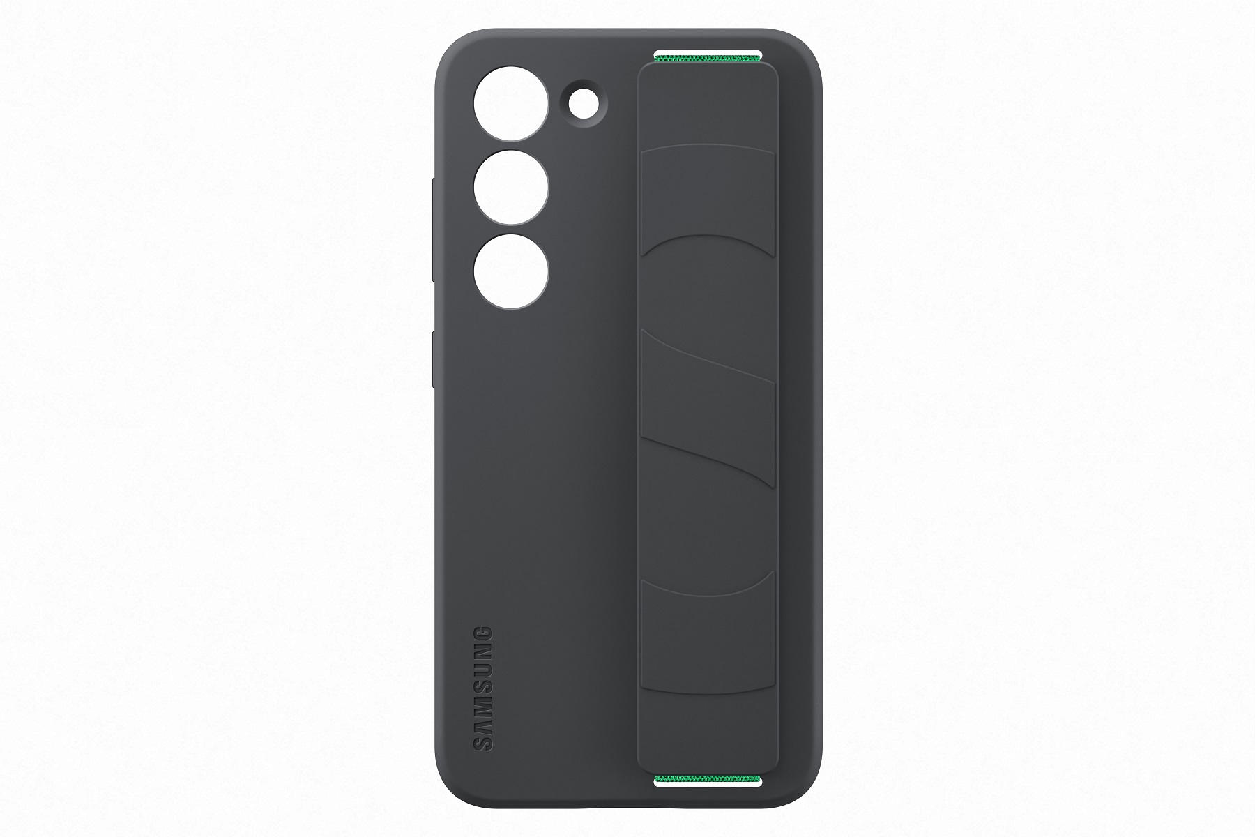 Samsung Silikónový zadný kryt s pútkom pre Samsung Galaxy S23+ Black