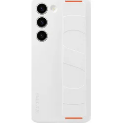 Samsung Silikónový zadný kryt s pútkom pre Samsung Galaxy S23 White