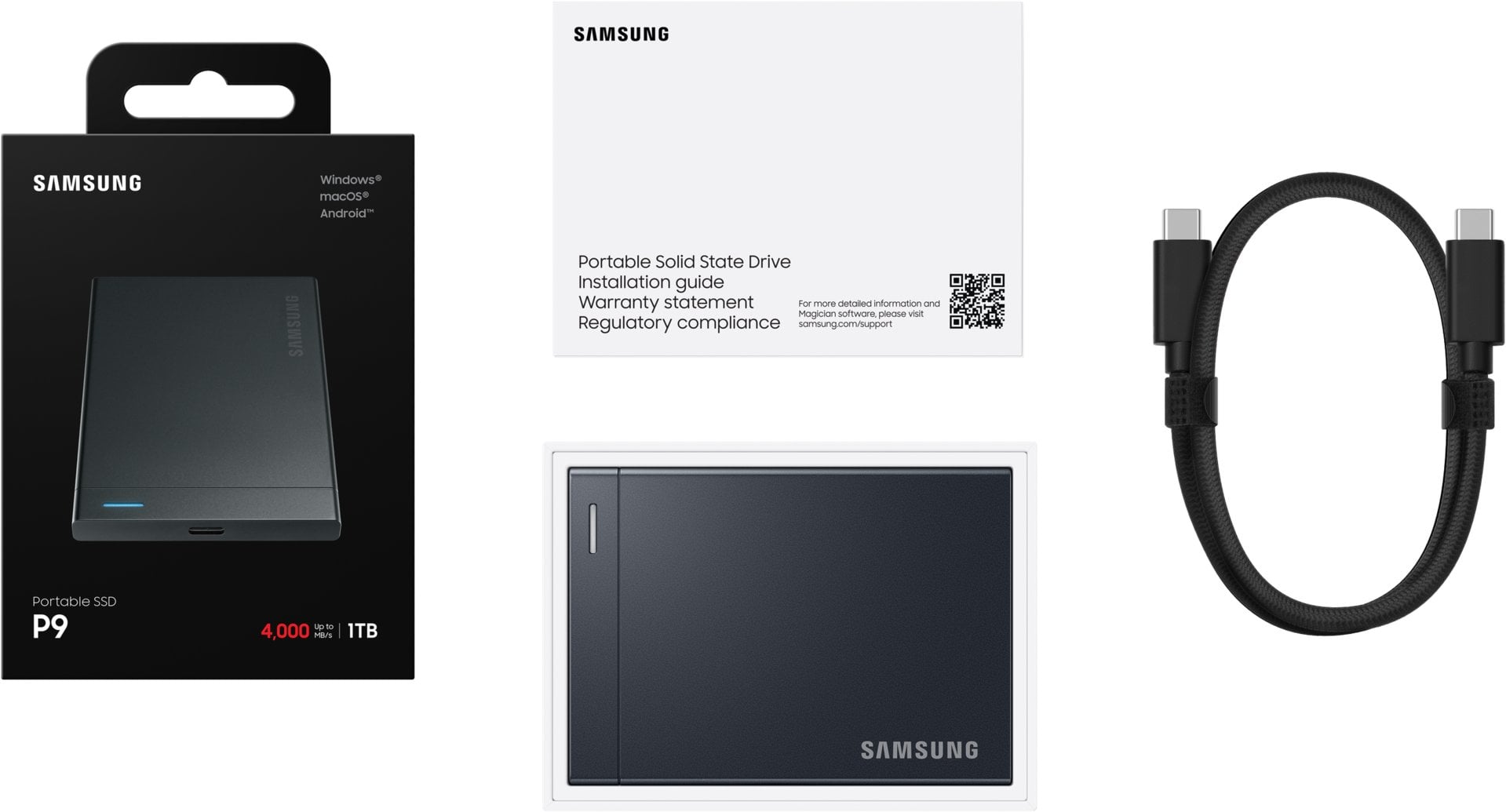 Samsung SSD P9 1 TB čierny