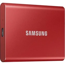 Samsung SSD T7 500GB červený MU-PC500R/WW - Pevné disky externí
