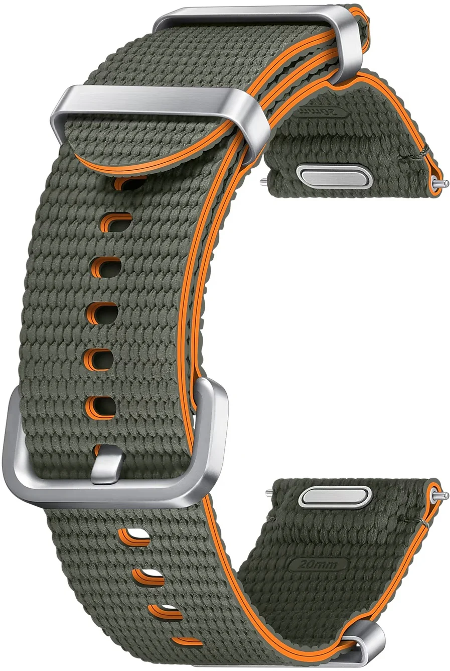 Samsung štýlový športový remienok pre hodinky Watch 7 veľkosti S/M zelený