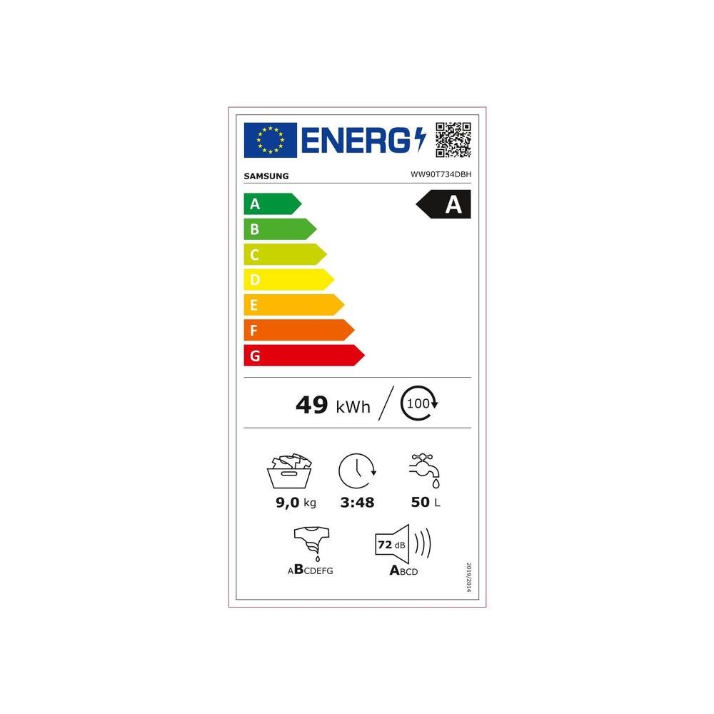 Samsung WW90T734DBH/S7