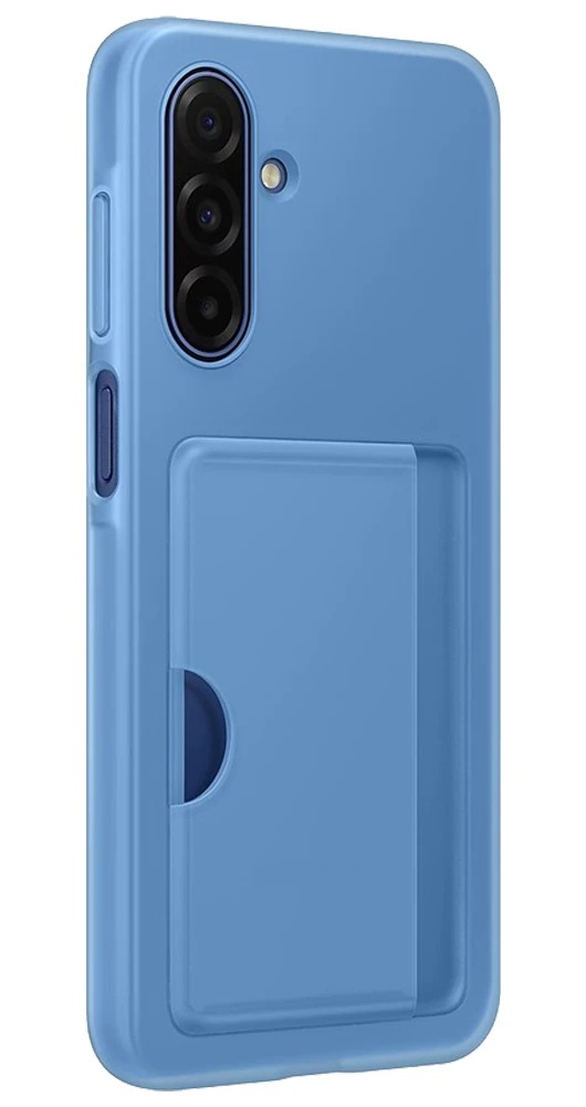 Samsung zadní kryt s kapsou na kartu pro Galaxy A17 modrý