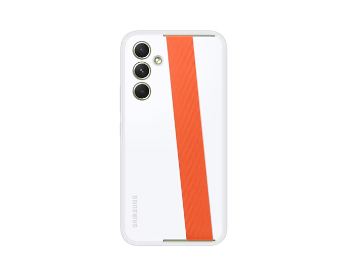 Samsung Zadný kryt s pútkom EF-XA546C pre Samsung Galaxy A54, biely