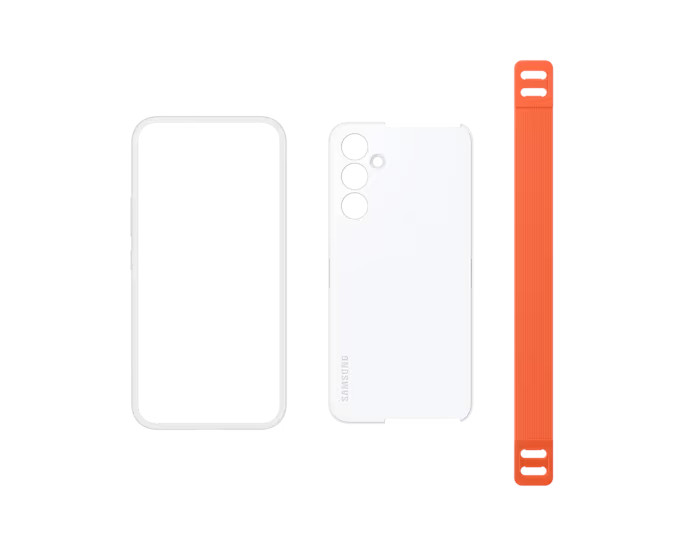 Samsung Zadný kryt s pútkom EF-XA546C pre Samsung Galaxy A54, biely