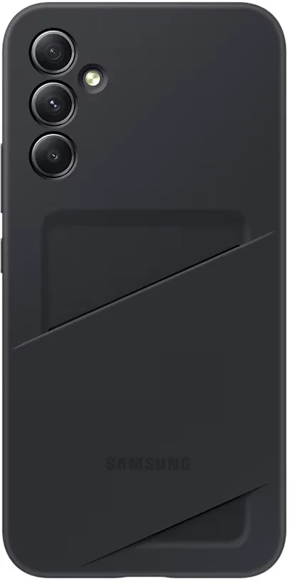 Samsung Zadný kryt s vreckom na kartu EF-OA346T pre Samsung Galaxy A34, čierny