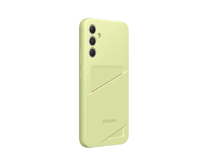 Samsung Zadný kryt s vreckom na kartu EF-OA346T pre Samsung Galaxy A34, limetkový