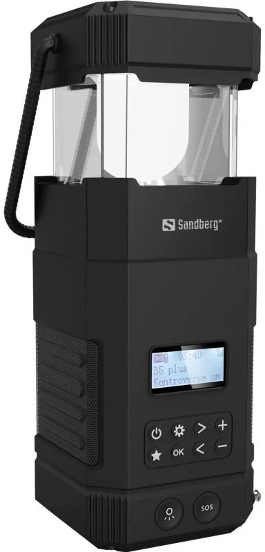 Sandberg Survivor Lantern All-in1 10000mAh, černá