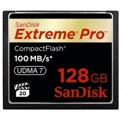 SanDisk CompactFlash Extreme Pro 128GB 100MB/s UDMA 7